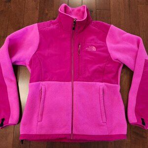 The North Face women's Denali jacket with fleece body and nylon overlays medium